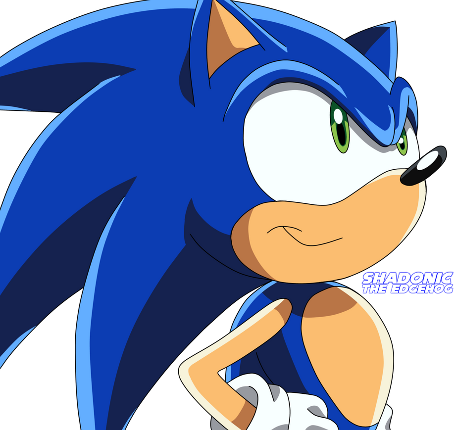Sonic Looking Up by ShadonicTheEdge on DeviantArt