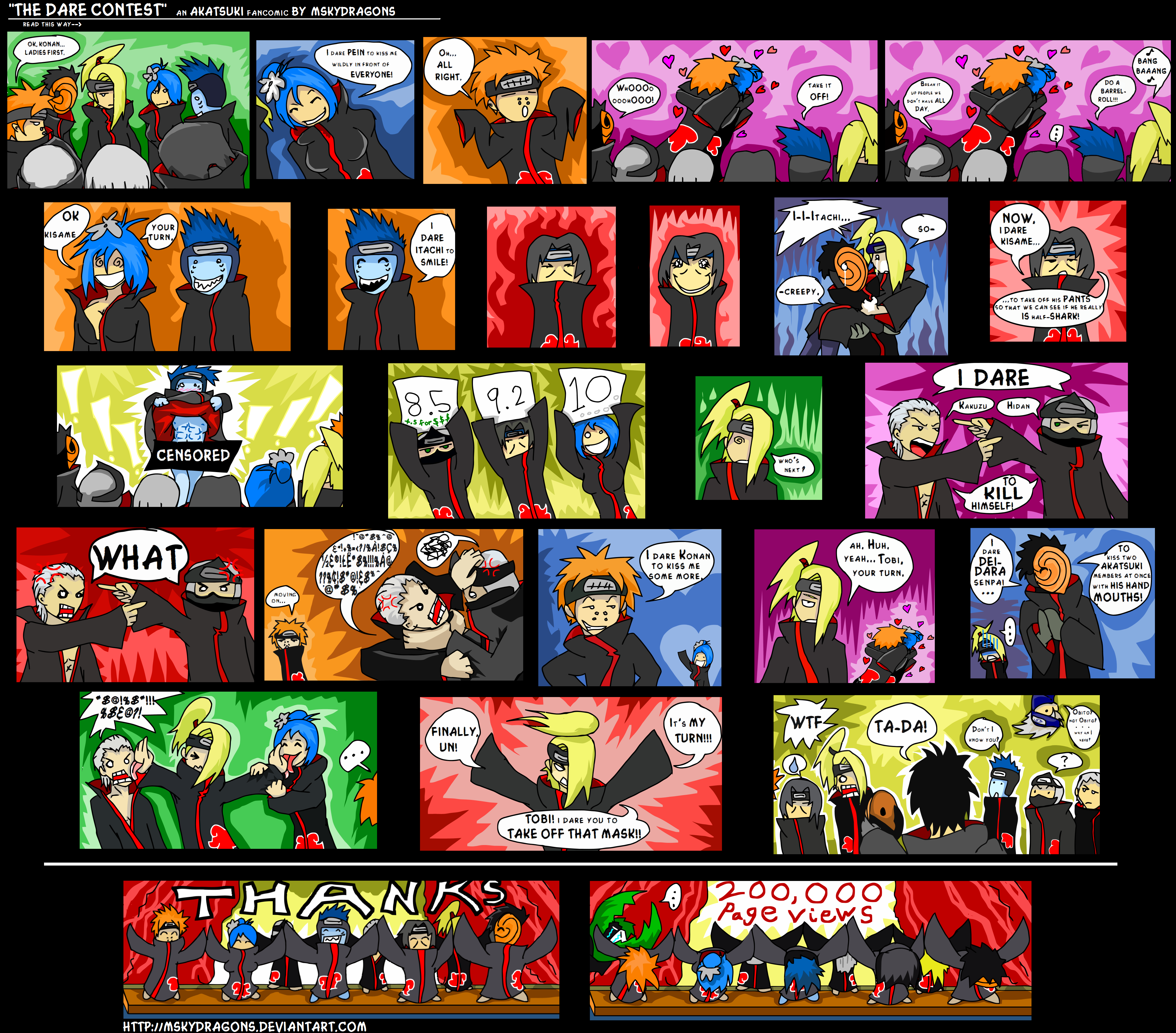 AKATSUKI COMIC ++THANKS 200K+ by MSkyDragons on DeviantArt AKATSUKI COMIC ++THANKS 200K+ by MSkyDragons on DeviantArt