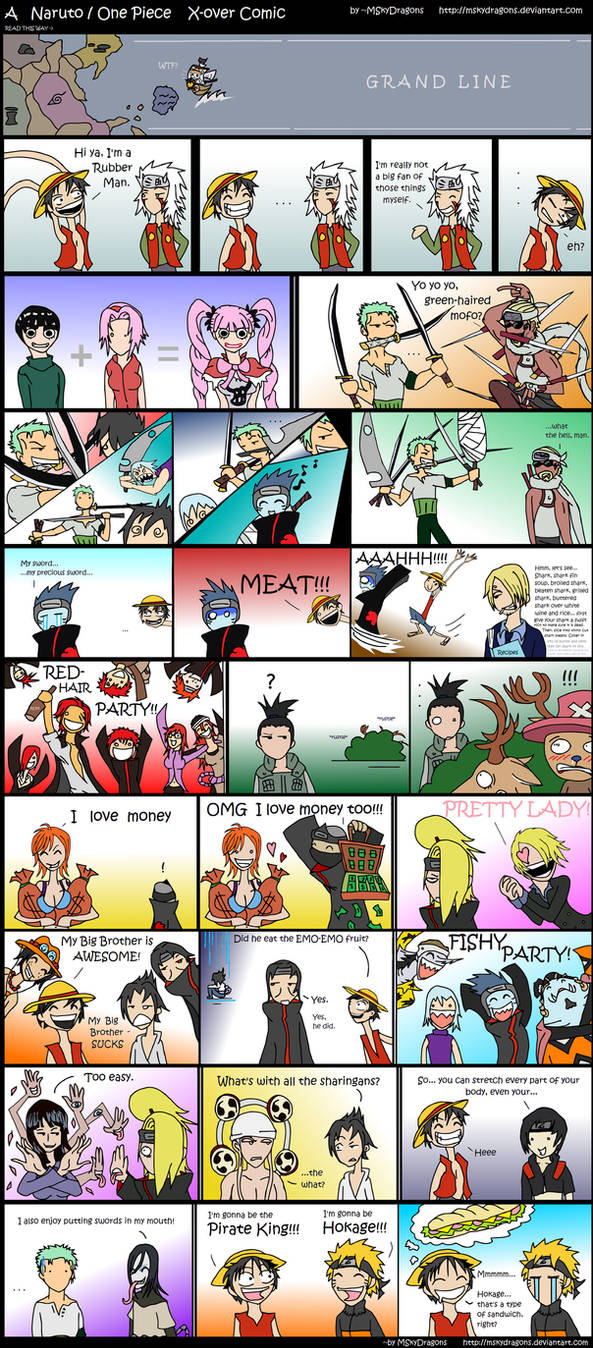 Naruto + One Piece CrackComic