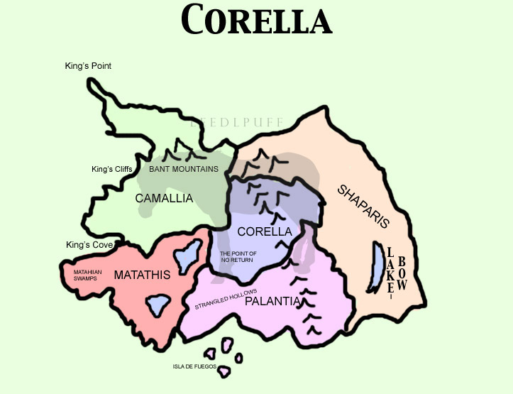 Turrella Map Map of Corella by Leedlpuff on DeviantArt