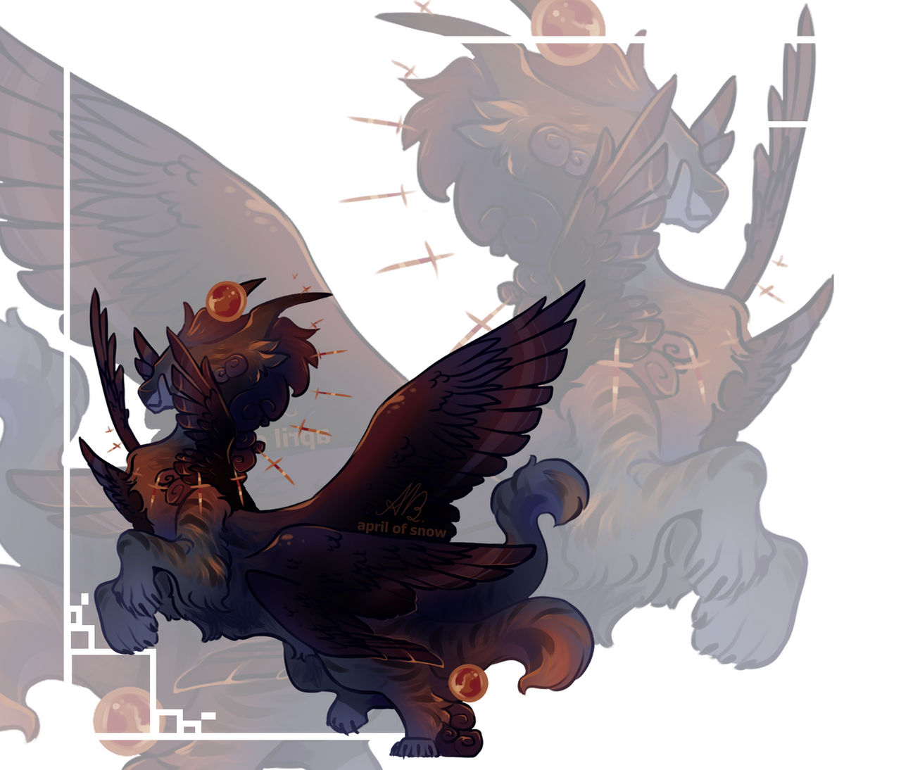 Winged Creature Patterns Winged Creature by aprilofsnow on DeviantArt