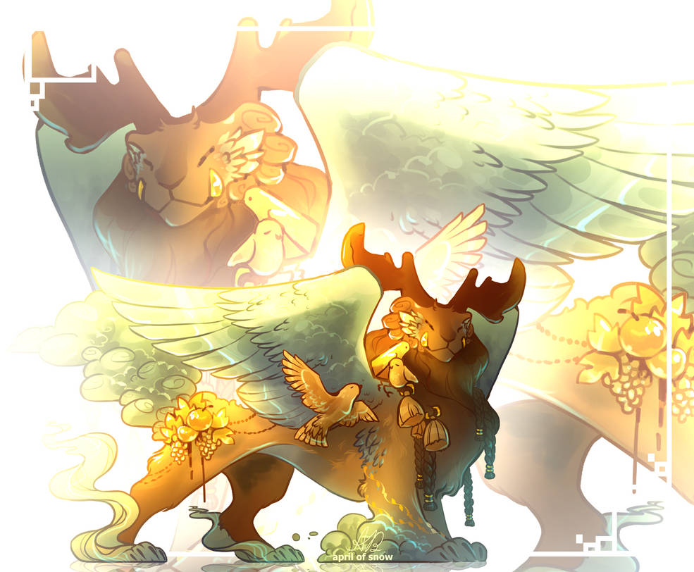 Divine Sloth Divine Creature by aprilofsnow on DeviantArt
