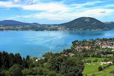 The lake of Attersee Austria