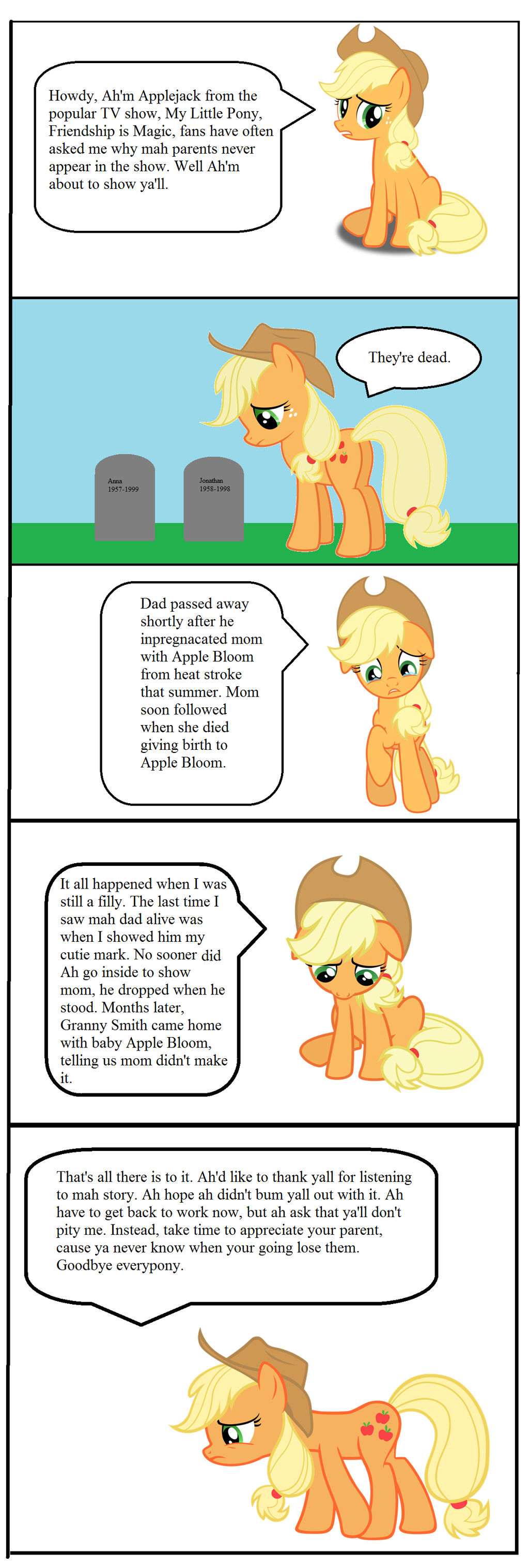 Applejack's Parents by thebosscamacho on DeviantArt