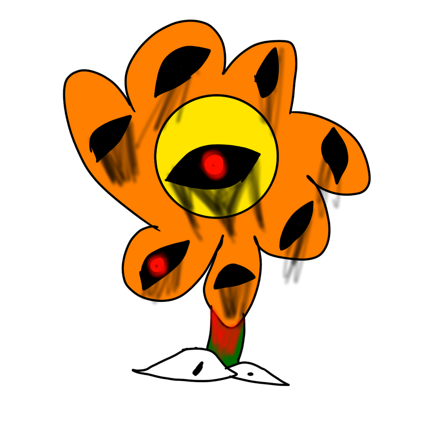 Flowey de mi au con color y e vuelto papus by expil12 on DeviantArt