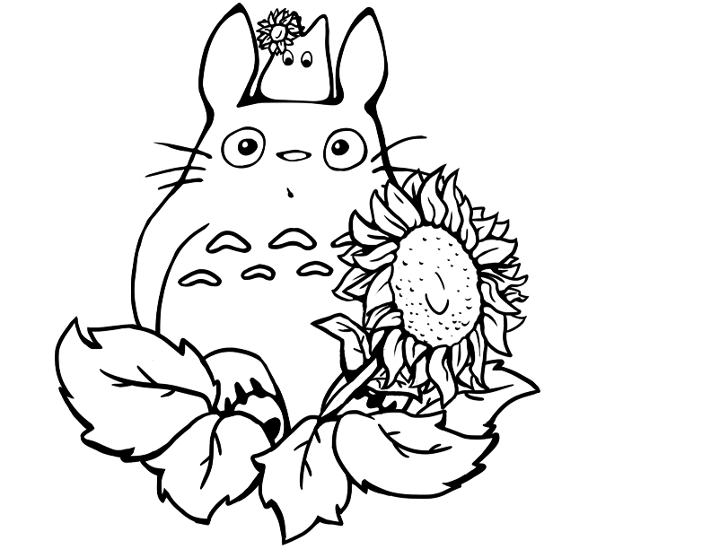Flower Totoro Tattoo By Sunshineelly On Deviantart Flower Totoro Tattoo By Sunshineelly On Deviantart