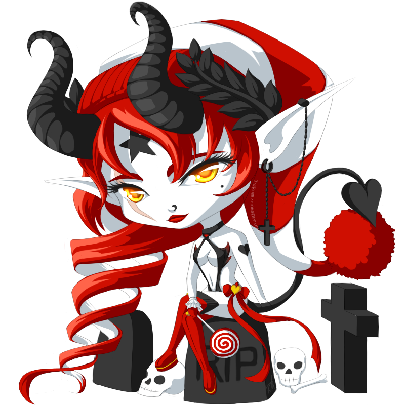 Basic Demon Chibi Demonic Chibi by TheRoeRaptor on DeviantArt
