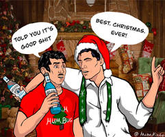 Archer Drinking Buddies - A Christmas gift to dad