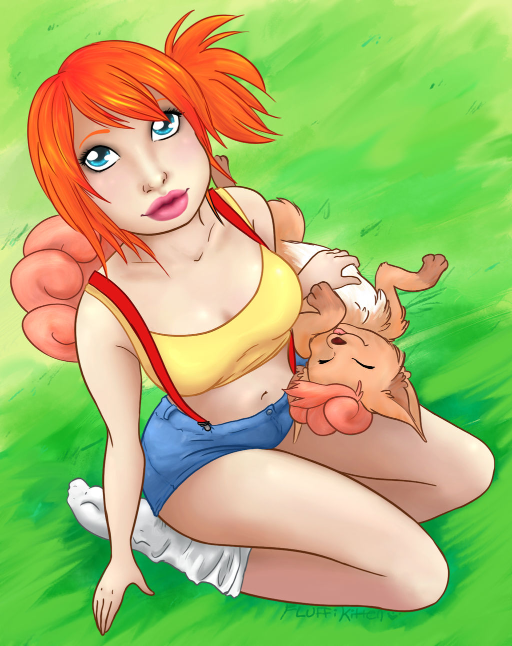 Misty and Vulpix