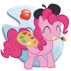 MS Paint icon - pinkie pie