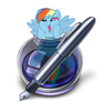 pages icon - rainbow dash