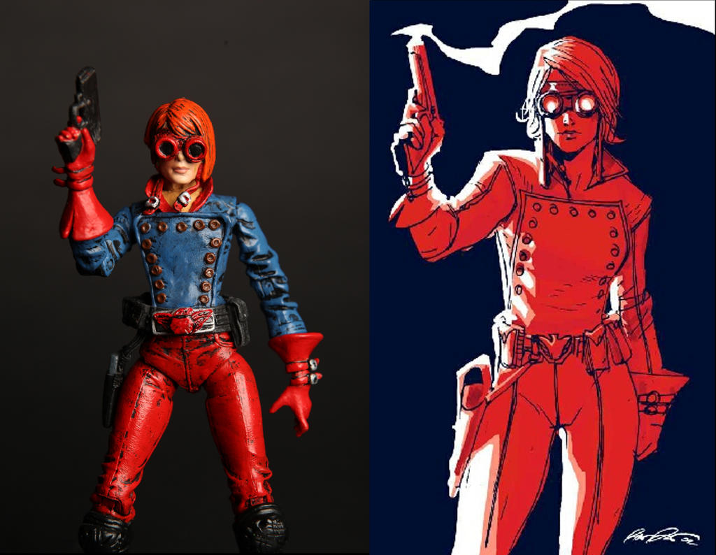 Silver Rikki Marvel Rikki Barnes Custom Figure with Referance Art by DaveyBlazeCustoms on ...