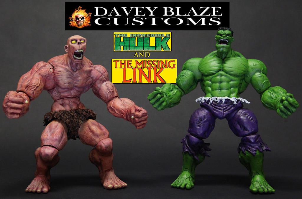 The Hulk and Missing Link Custom Action Figures by DaveyBlazeCustoms on  DeviantArt