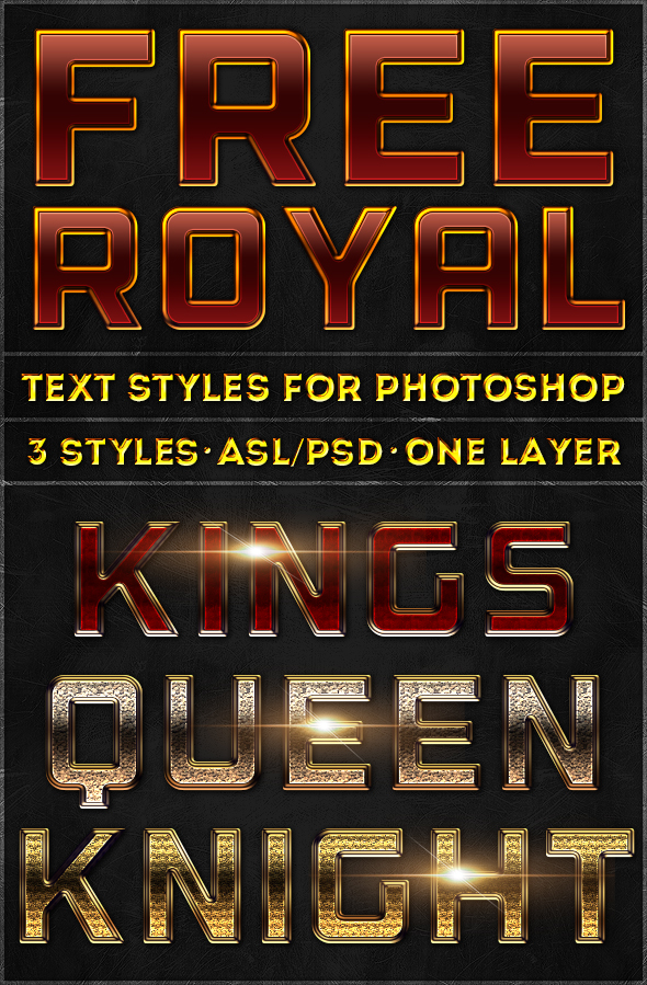 Free Royal Text Styles