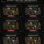 Gold and Silver 5 - Text Styles