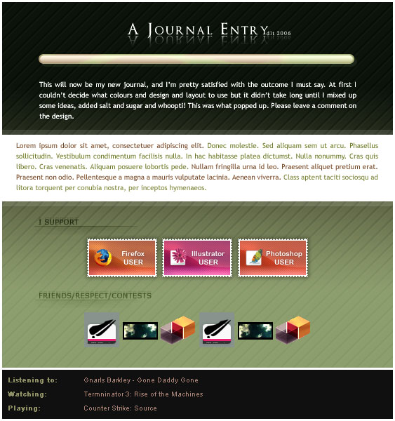 Journal Layout