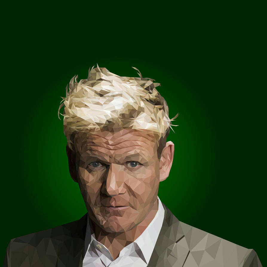 Gordon Ramsay Low Poly art by MonstersuckG on DeviantArt