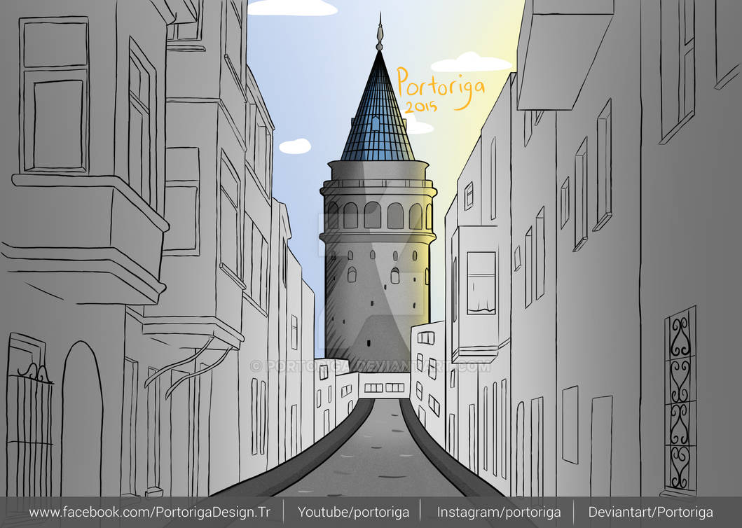 galata kulesi istanbul by portoriga