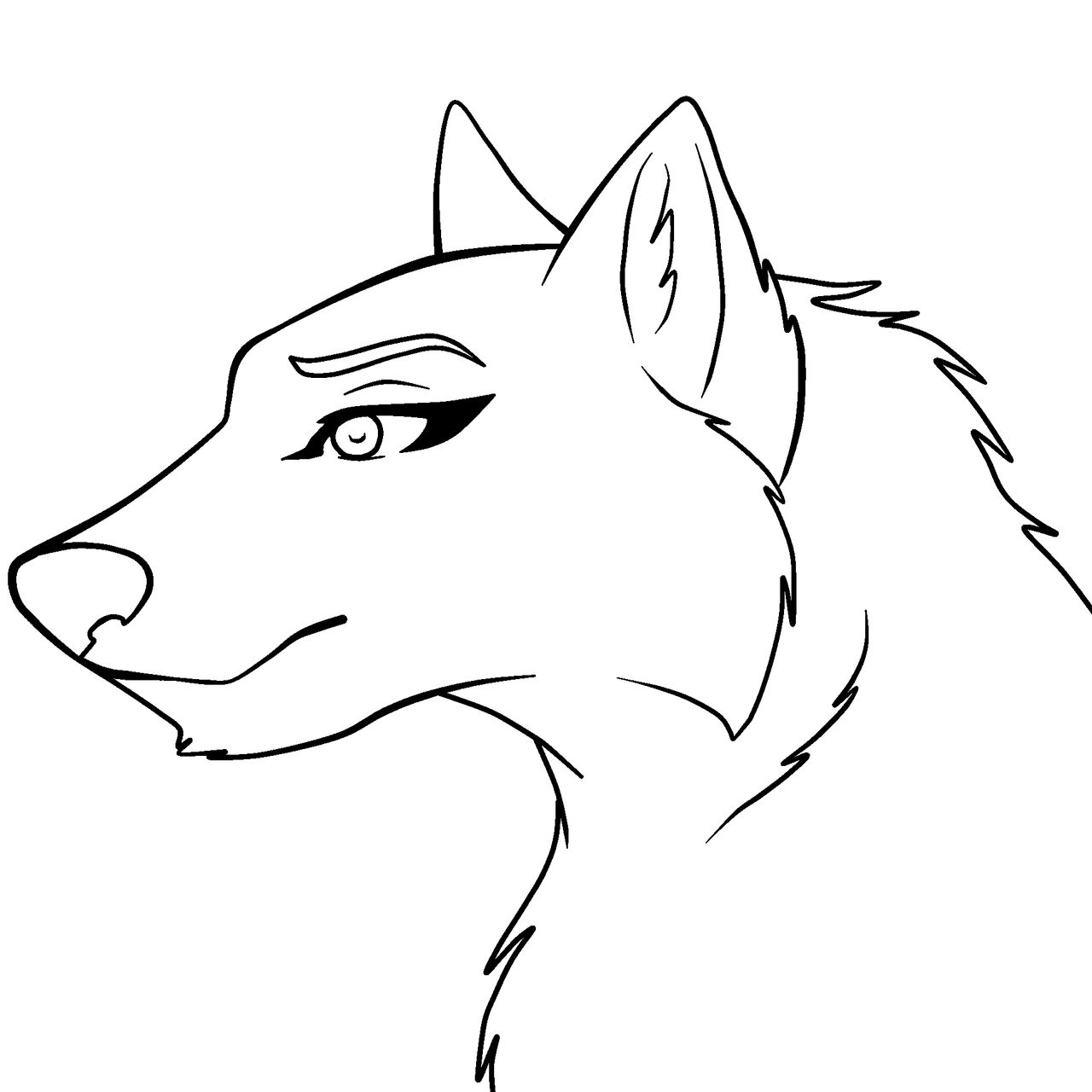 Female Wolf Base by TrippiestTrix on DeviantArt