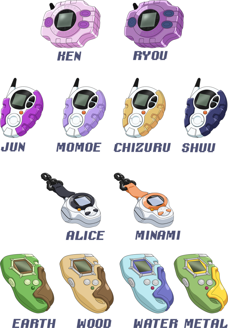 Additional Digivice Colors by NelaNequin on DeviantArt