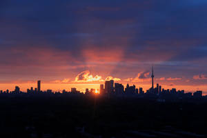Morning Sunshine Over Toronto