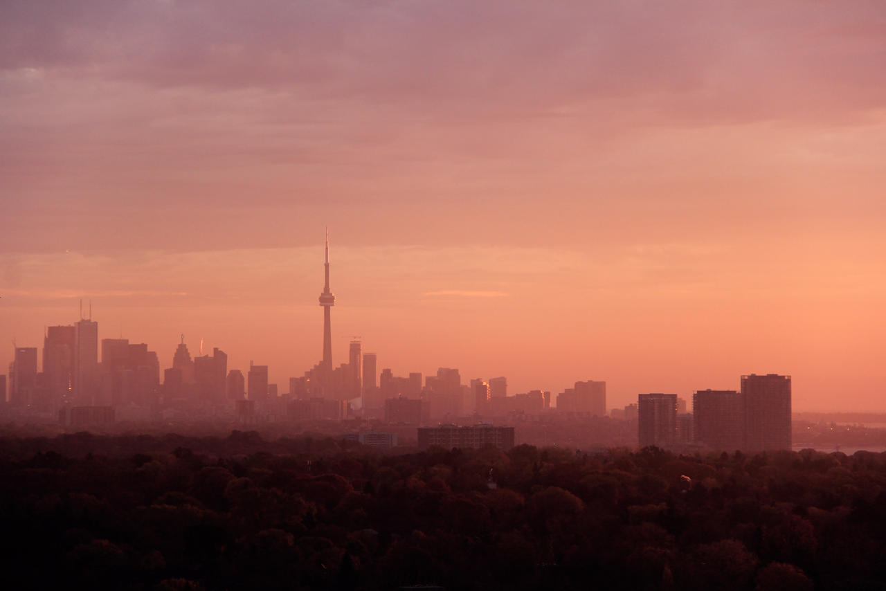 Pink Toronto by KMourzenko on DeviantArt