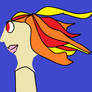 Flame hair girl