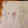 The way I used to draw icecream