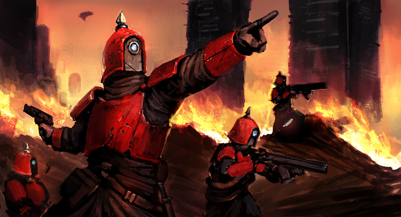 Tox Trooper Squad by Morriperkele