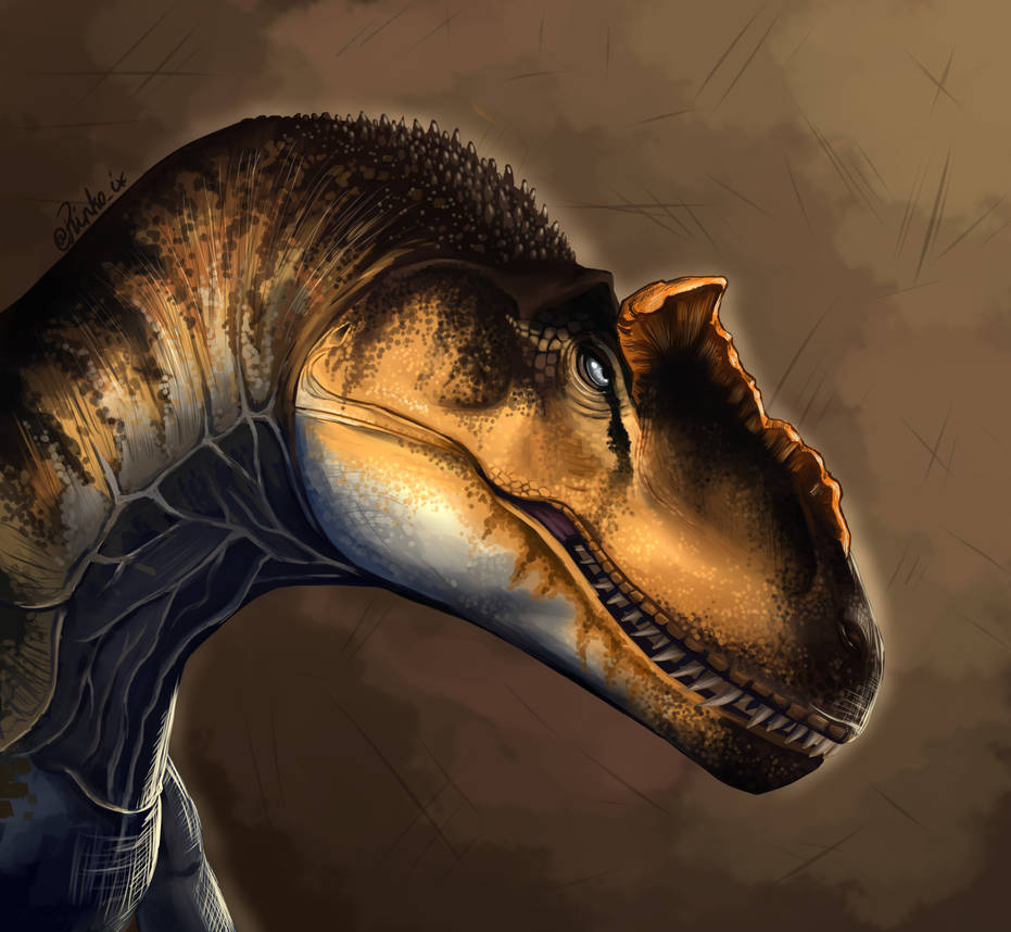 Allosaurus Portrait by RainixArts on DeviantArt