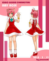 Gijinka : Amy Rose