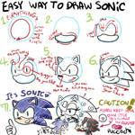 Sonic Drawing Advice by chobitsG