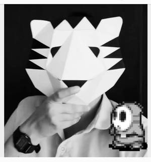tiger papercraft mask