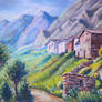 Pastel landscape