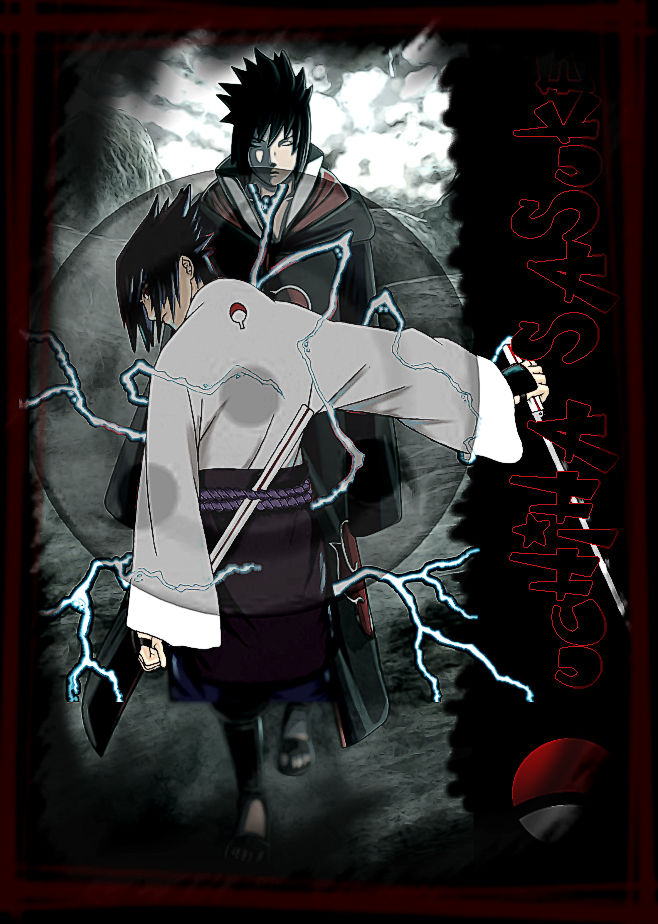 Uchiha Sasuke graphic design by punkprodigy on DeviantArt