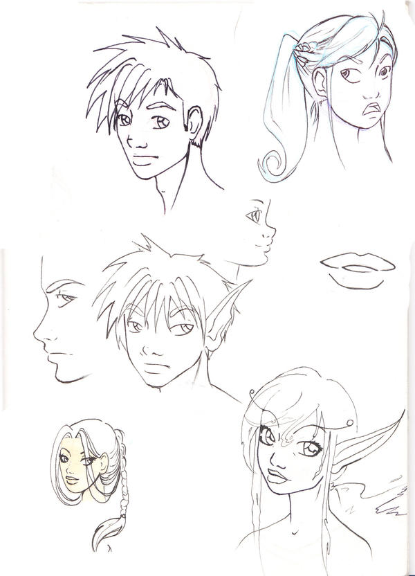 volti 2 by nefasia on DeviantArt