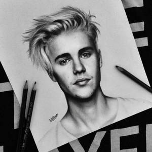 Justin Bieber drawing