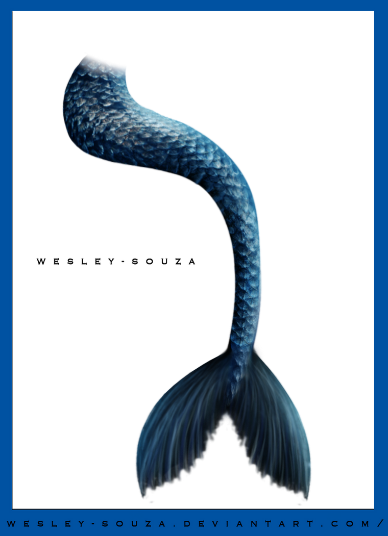 Mermaid Tail - blue version by Wesley-Souza