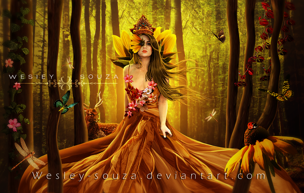 The Goddess of Spring by Wesley-Souza