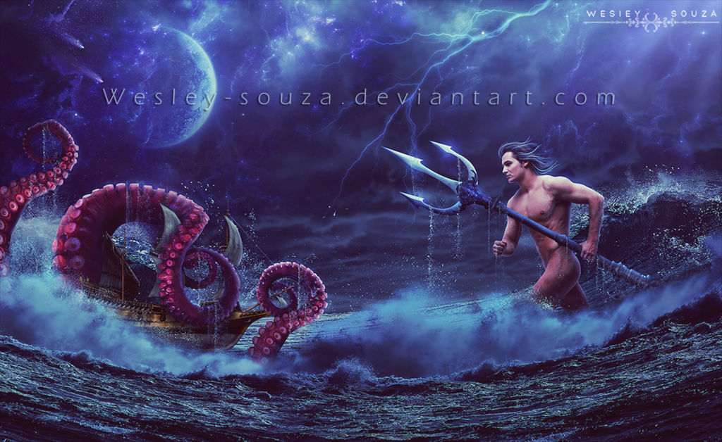 Poseidon - God of the Sea by Wesley-Souza