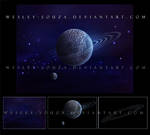 Planet stock pack - Blue Space by Wesley-Souza