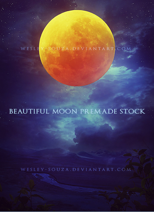 Beautiful Moon Premade Stock