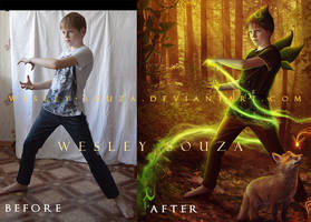 Child of The Earth - before and after