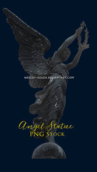 Angel Statue - PNG Stock