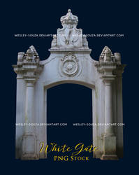 White Gate - PNG Stock