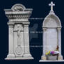 Tombstone - 2 PNG Stocks