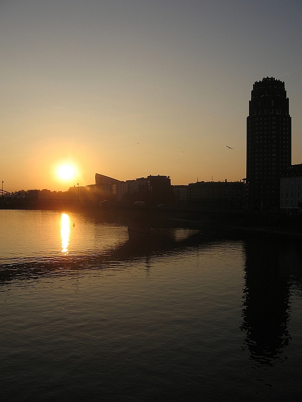 Sunrise over the river