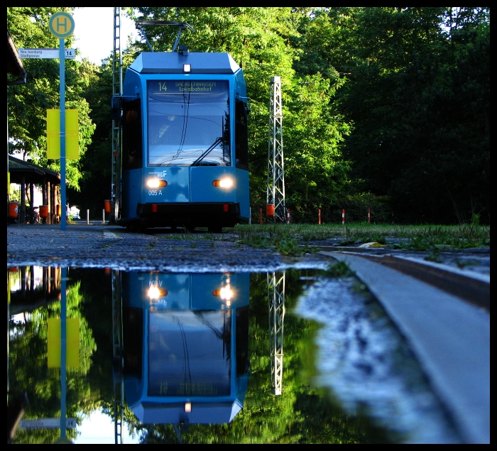 little tram in big water