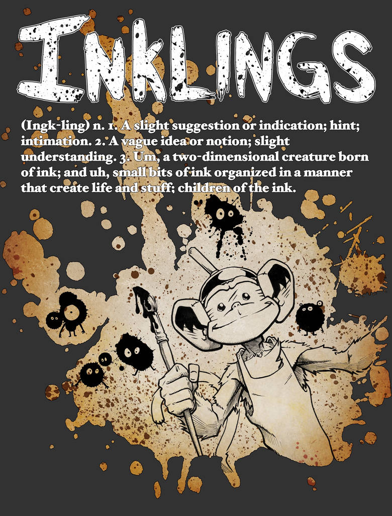 Inklings shirt design: Inklings Defined by tobys-brain on DeviantArt