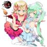 Render #7: Miku x Rin (Vocaloid)